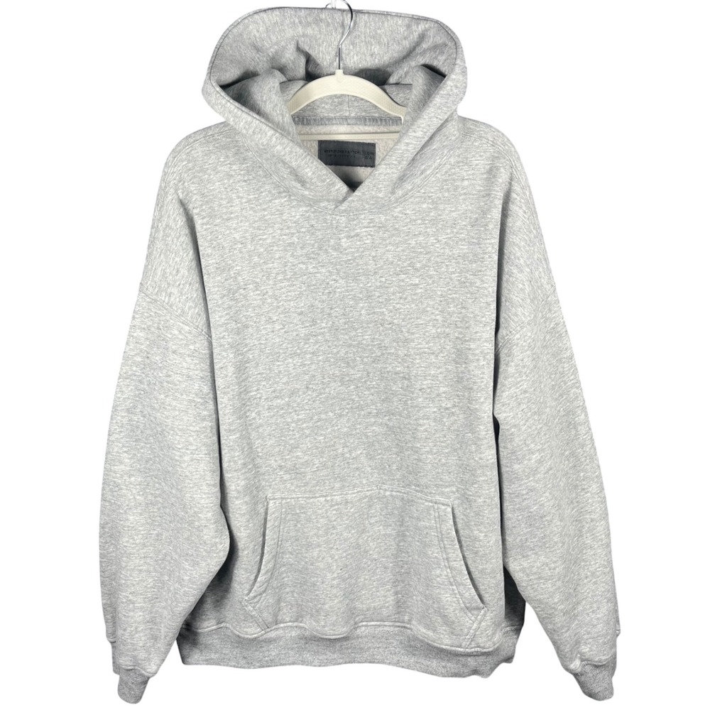 Abercrombie & Fitch Hoodie Mens Large Grey Soft A&F Essentials Pullover